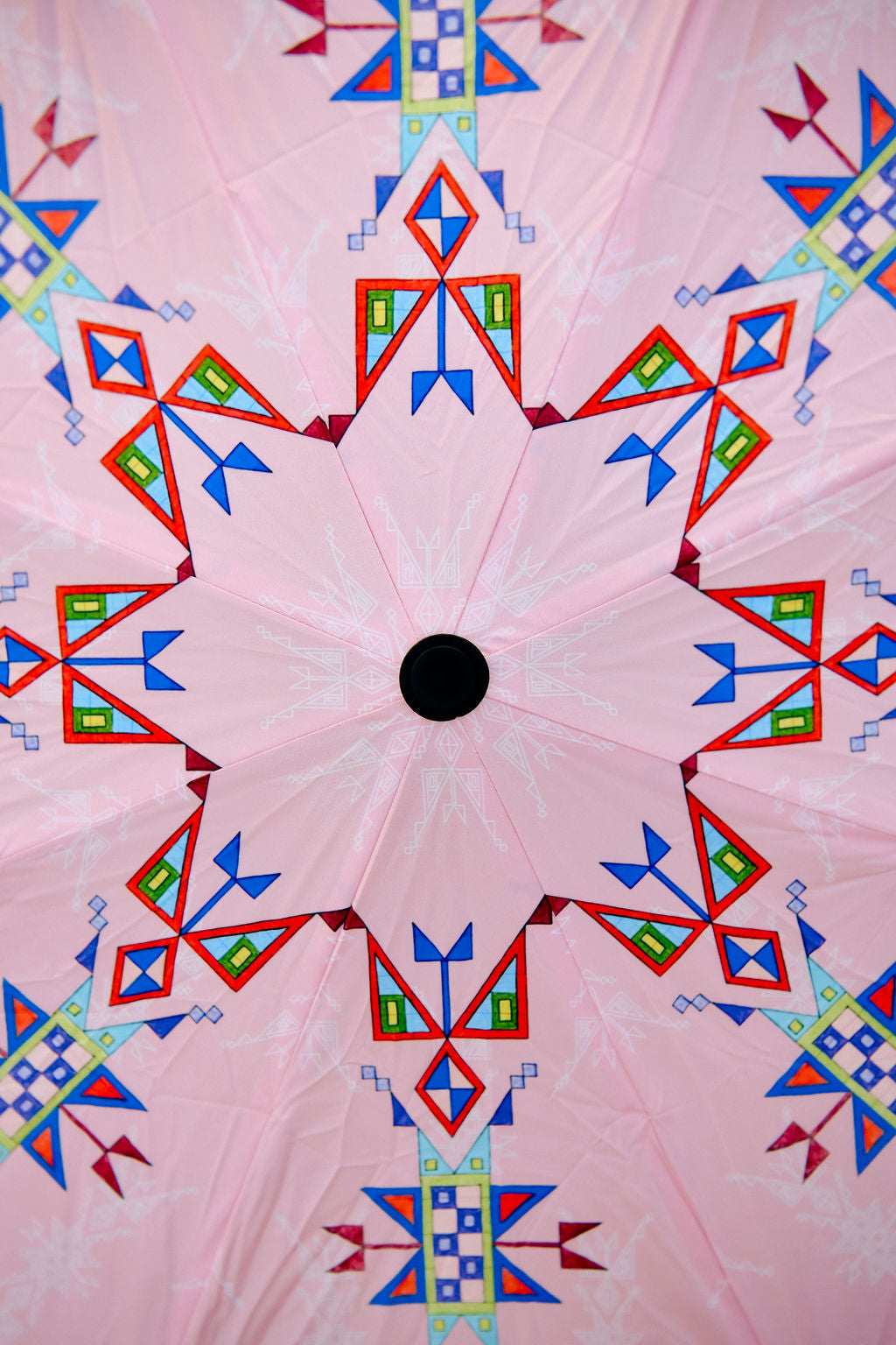 Geometric Lanes Umbrella - Compact
