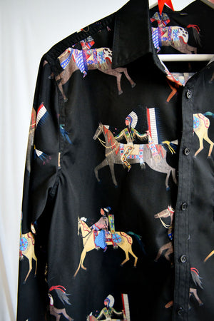 Parade Horses Button Up