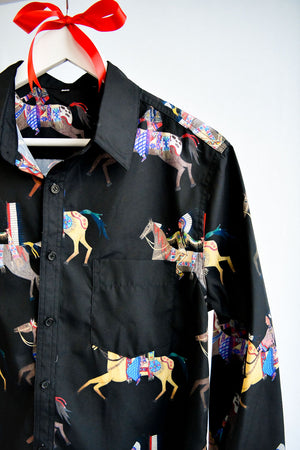 Parade Horses Button Up