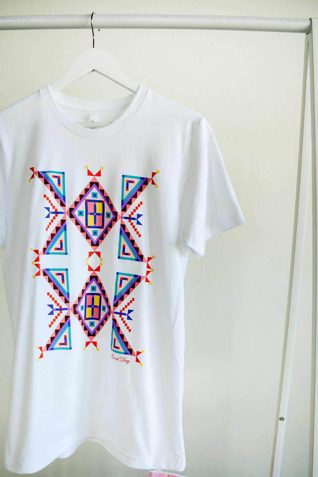 Geometric Tee - White