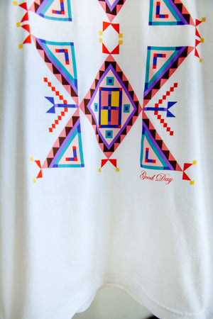 Geometric Tee - White