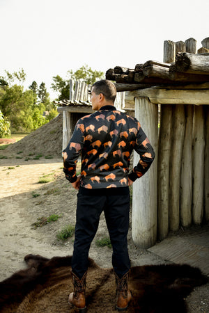 Ledger Bison Bomber Jacket (Made to Order)