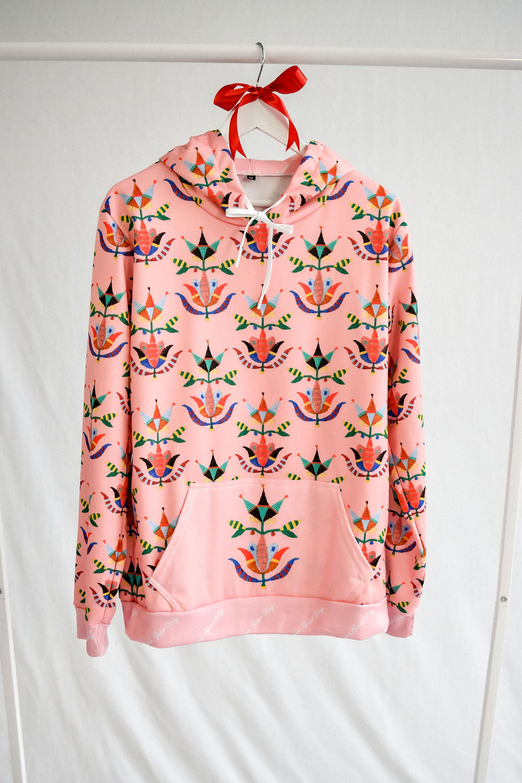 Beaded Floral Hoodie