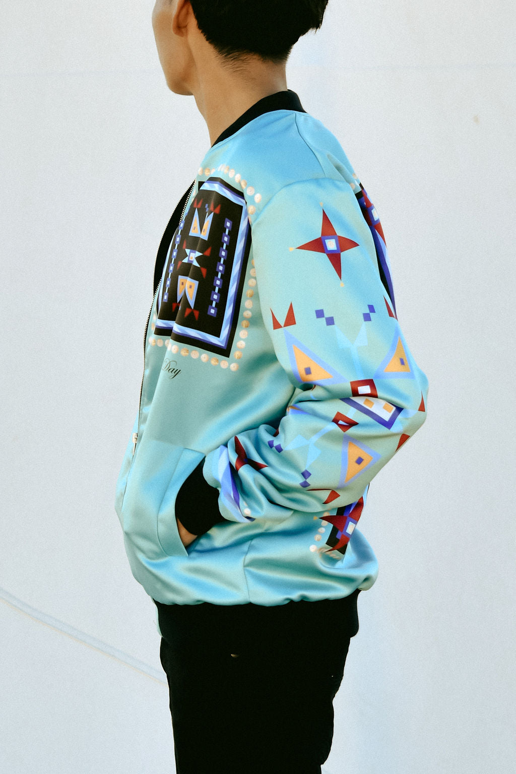 Star Geometric Bomber Jacket (Made to Order)