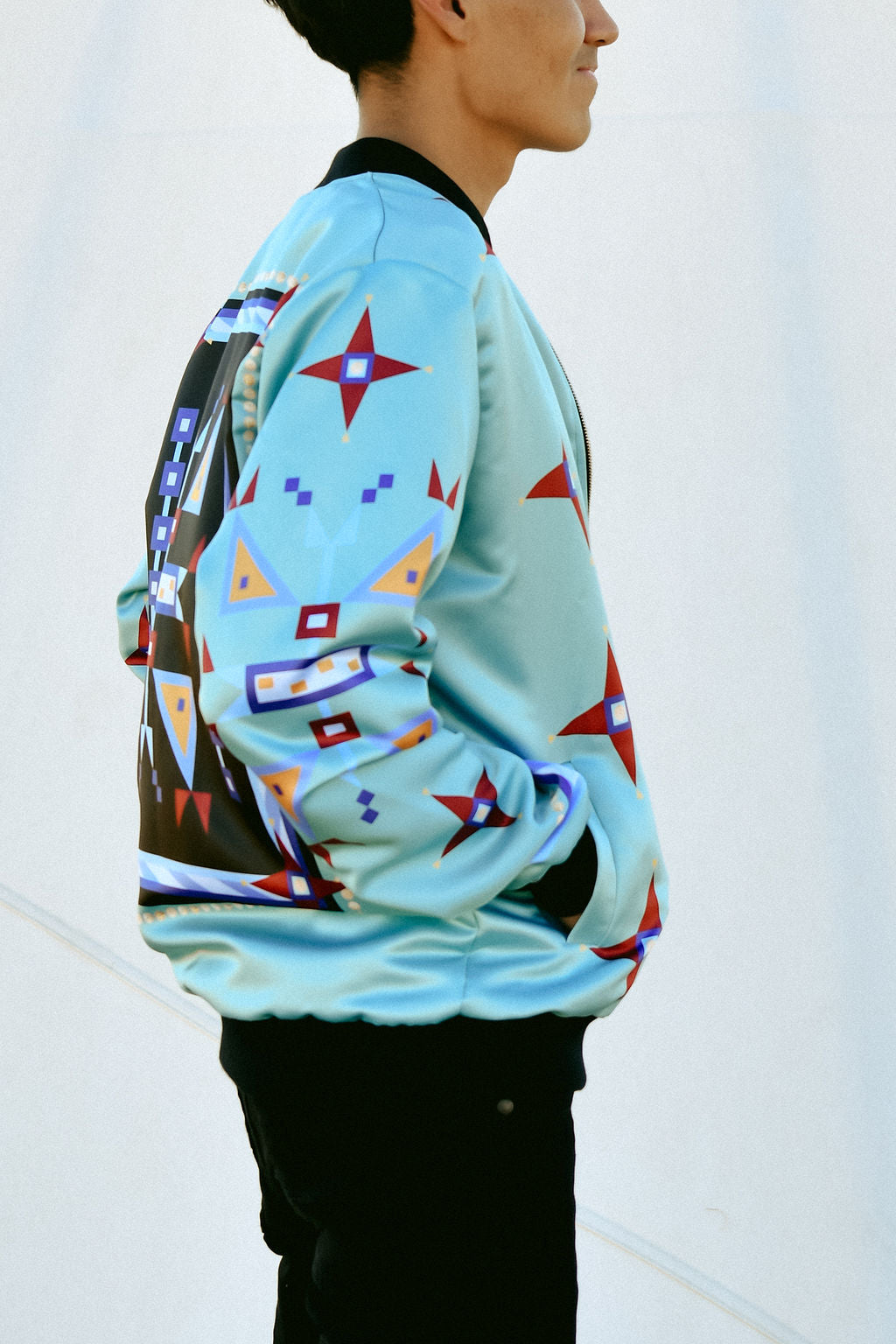 Star Geometric Bomber Jacket (Made to Order)