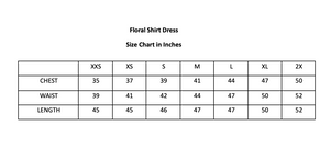 Floral Cotton Shirt Dress (Made to Order)