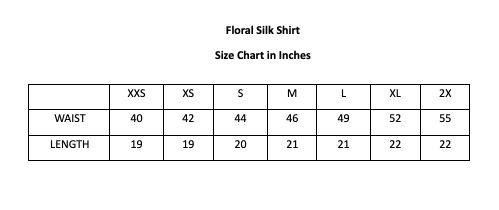 Floral Silk Shirt (Made to Order)