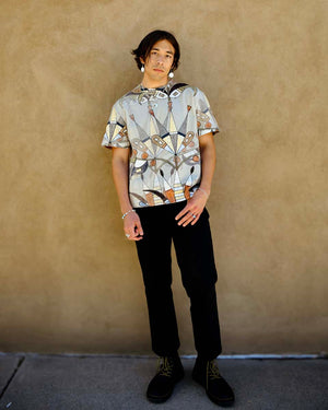 Floral Boxy Cotton Tee (Made to Order)