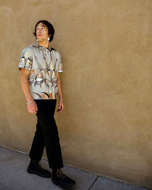 Floral Boxy Cotton Tee (Made to Order)