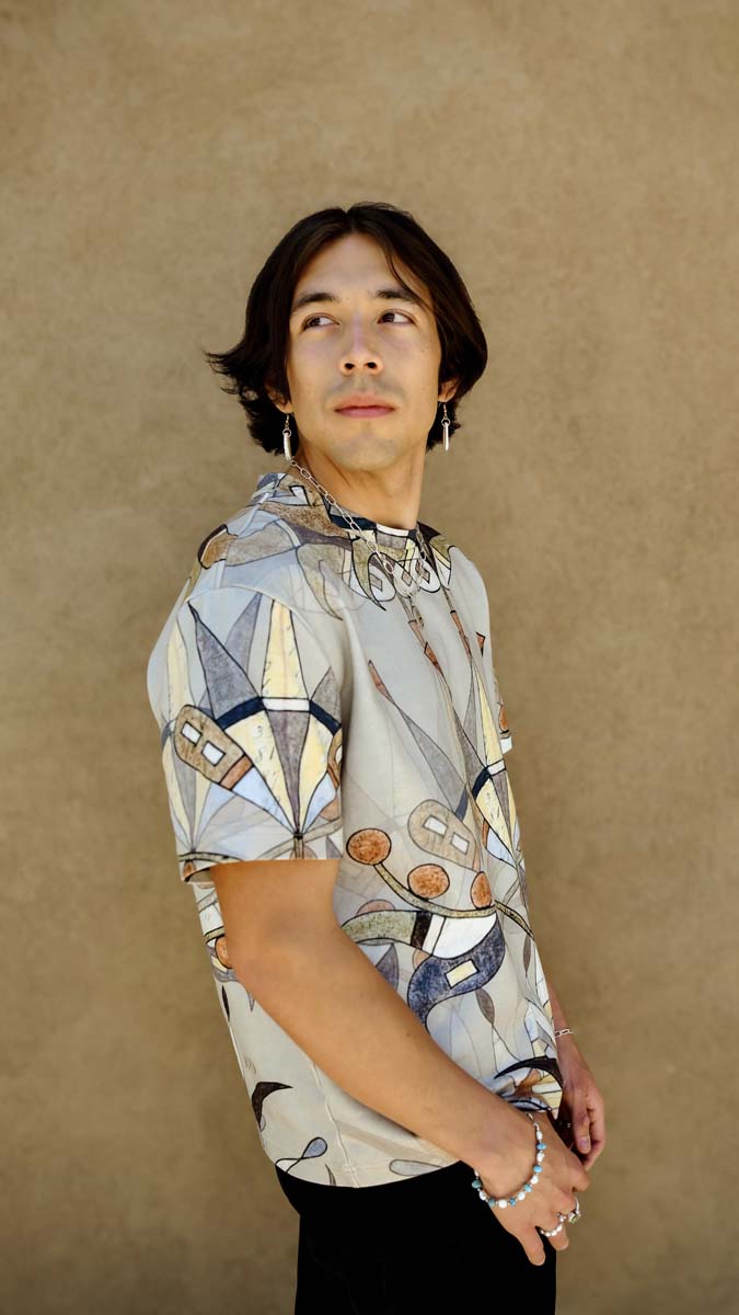 Floral Boxy Cotton Tee (Made to Order)