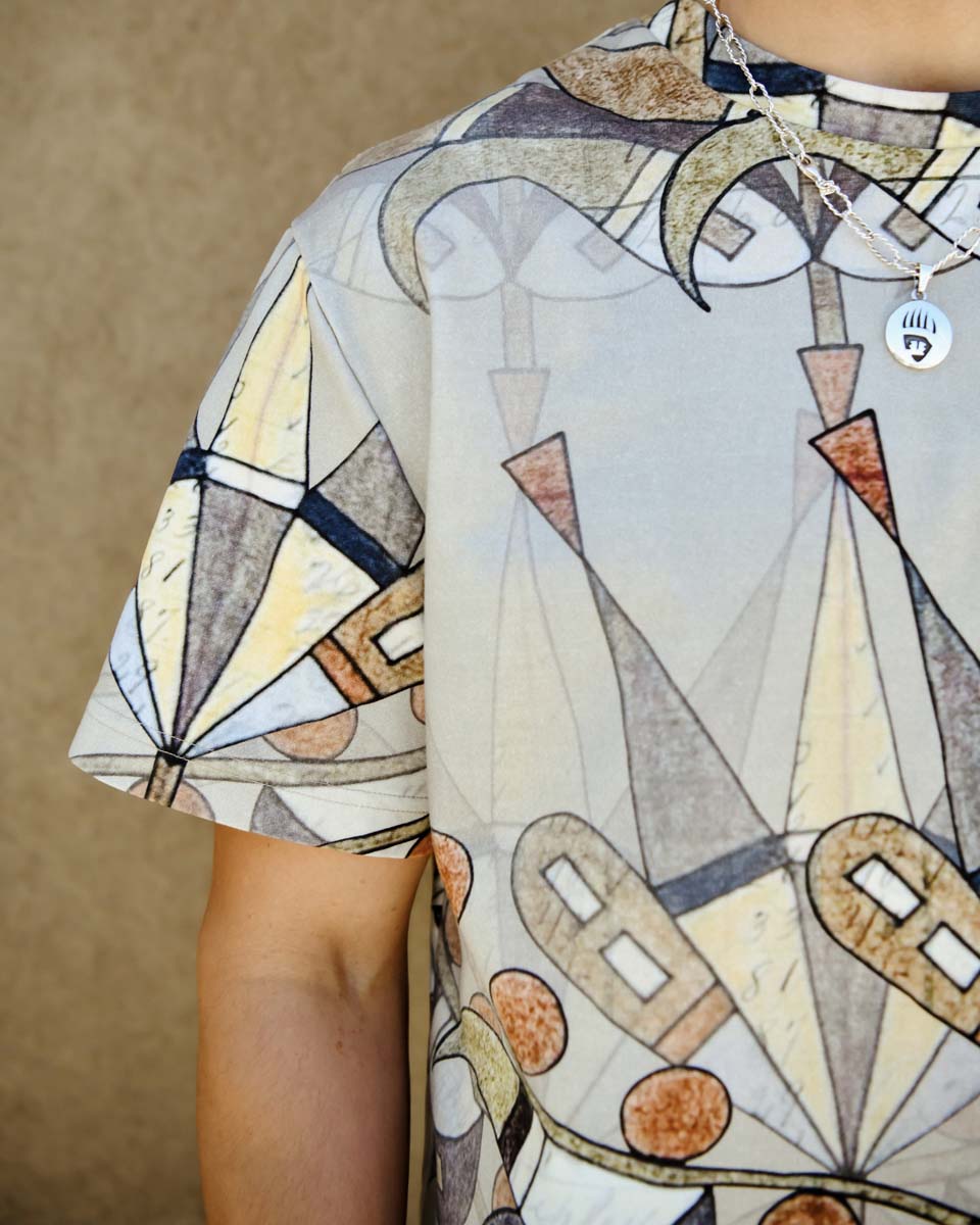 Floral Boxy Cotton Tee (Made to Order)