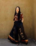 Ribbons Floral Viscose Palazzo Pant (Made to Order)
