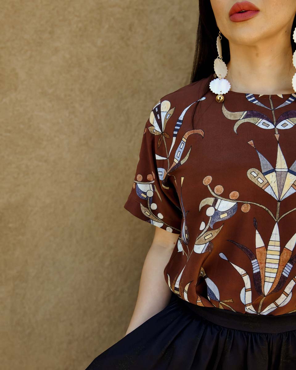 Floral Silk Shirt (Made to Order)