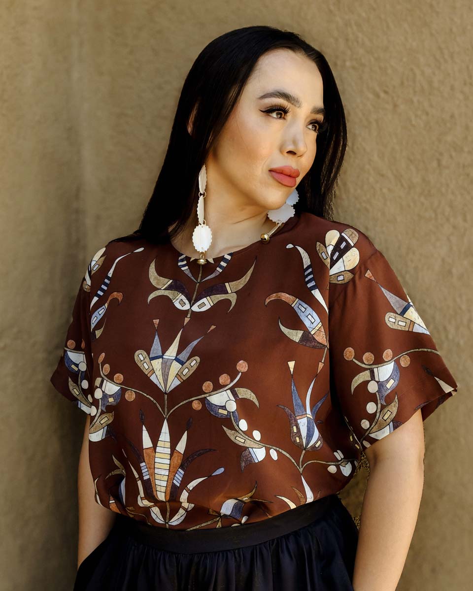 Floral Silk Shirt (Made to Order)