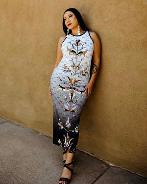 LGD Floral Bamboo Racerback Bodycon (Made to Order)