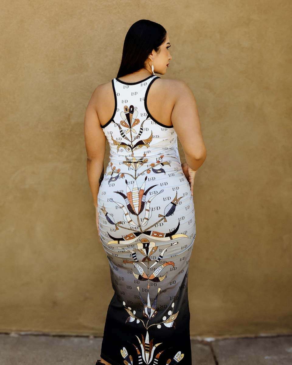 LGD Floral Bamboo Racerback Bodycon (Made to Order)