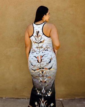 LGD Floral Bamboo Racerback Bodycon (Made to Order)