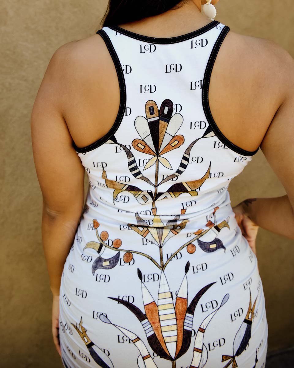 LGD Floral Bamboo Racerback Bodycon (Made to Order)
