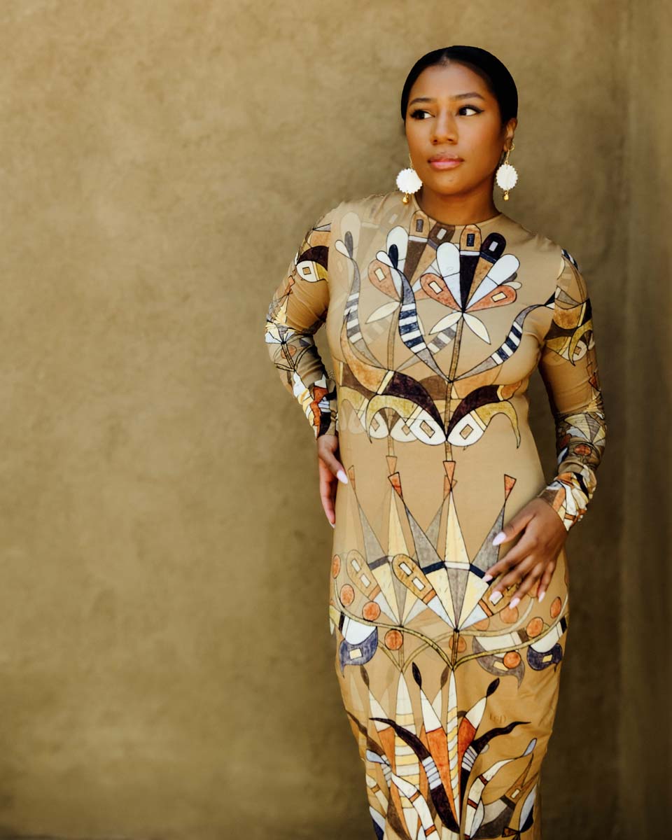 Floral Bamboo Bodycon (Made to Order)