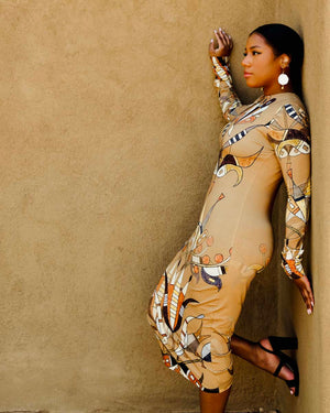 Floral Bamboo Bodycon (Made to Order)