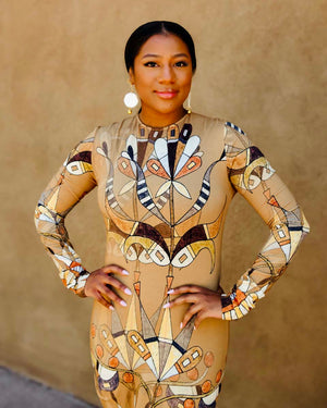 Floral Bamboo Bodycon (Made to Order)