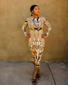 Floral Bamboo Bodycon (Made to Order)