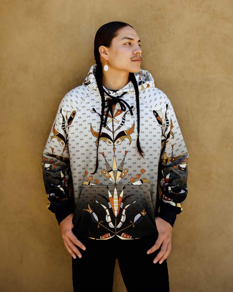 LGD Floral Cotton Hoodie (Made to Order)