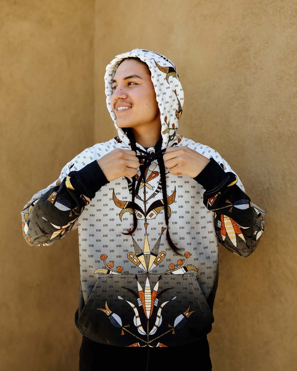 LGD Floral Cotton Hoodie (Made to Order)
