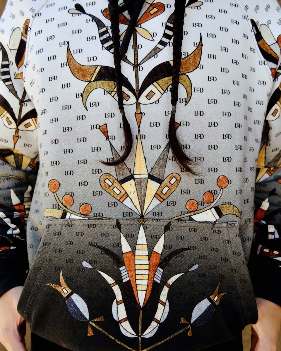 LGD Floral Cotton Hoodie (Made to Order)