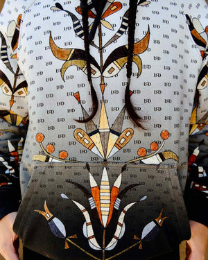 LGD Floral Cotton Hoodie (Made to Order)
