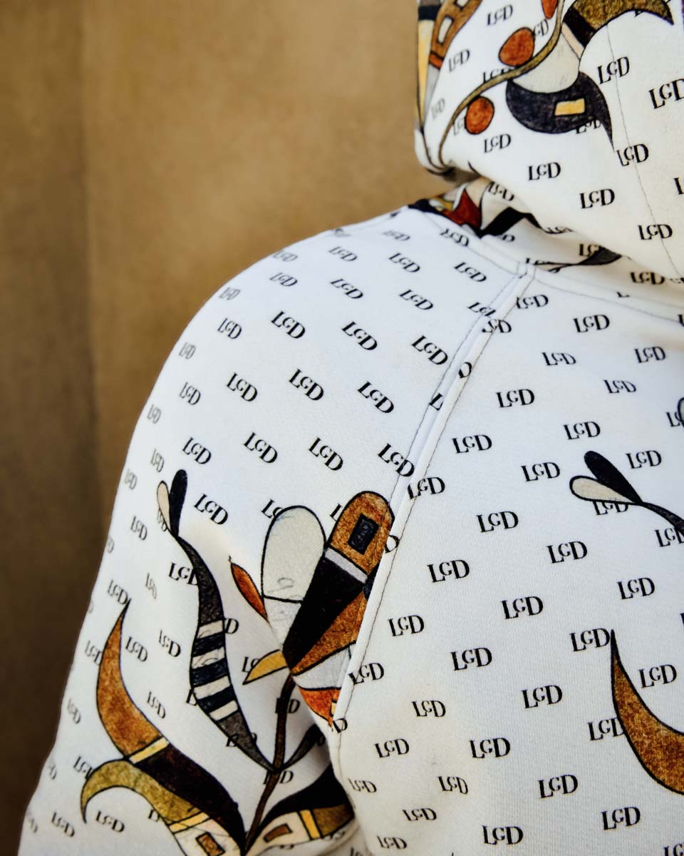 LGD Floral Cotton Hoodie (Made to Order)
