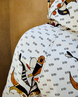 LGD Floral Cotton Hoodie (Made to Order)