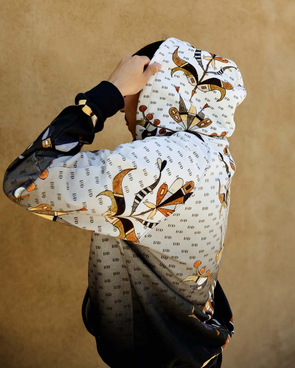LGD Floral Cotton Hoodie (Made to Order)