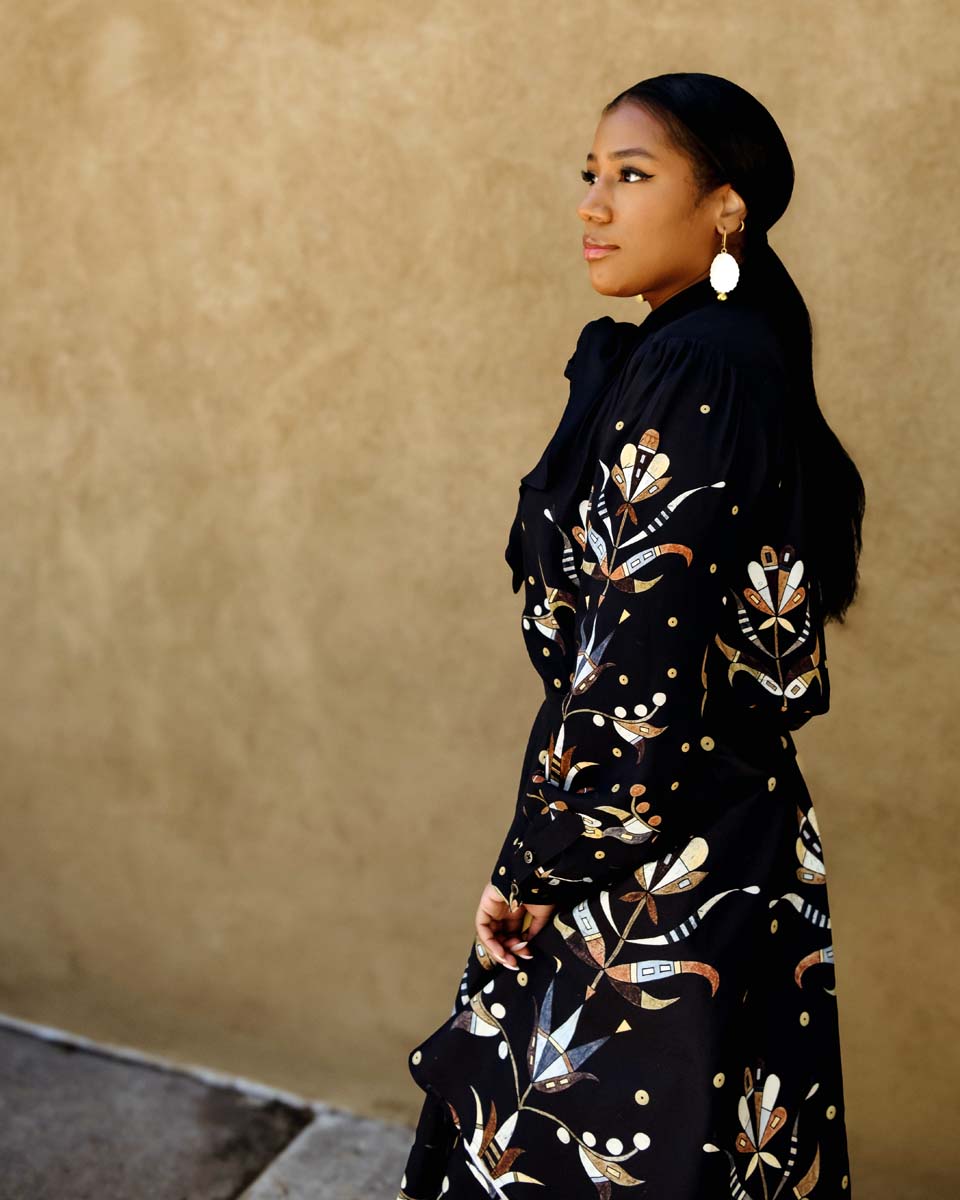 Sequin Floral Circle Skirt (Made to Order)