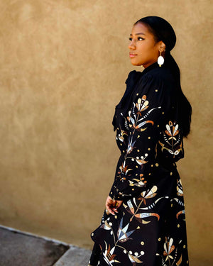 Sequin Floral Circle Skirt (Made to Order)