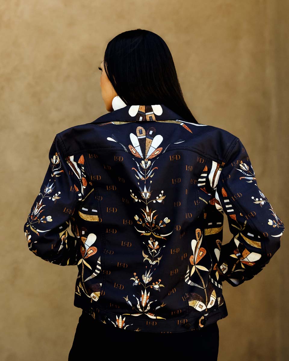 Ledger Floral LGD Cotton Jacket (Made to Order)