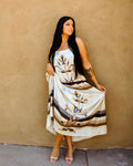 Ribbons & Florals Silk Cotton Maxi (Made to Order)