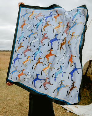 Horse Nation Silk Scarf