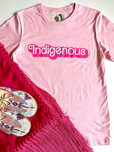 Indigenous Barbie Tee -  Pink