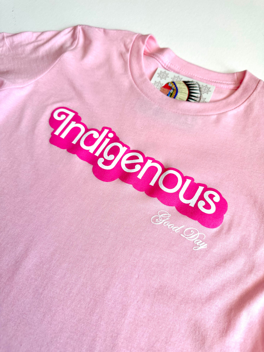 Indigenous Barbie Tee- Youth – Lauren Good Day