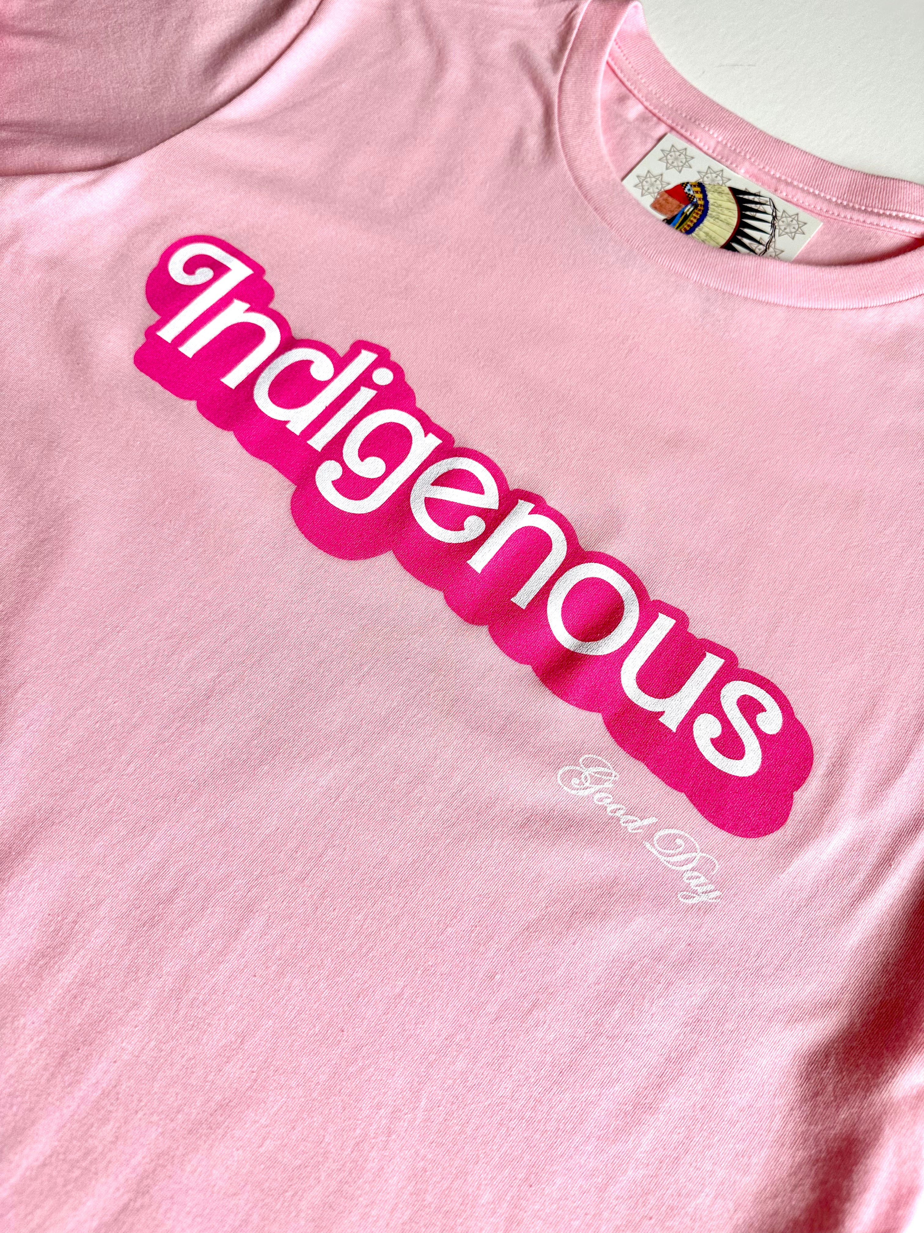 Indigenous Barbie Tee -  Pink